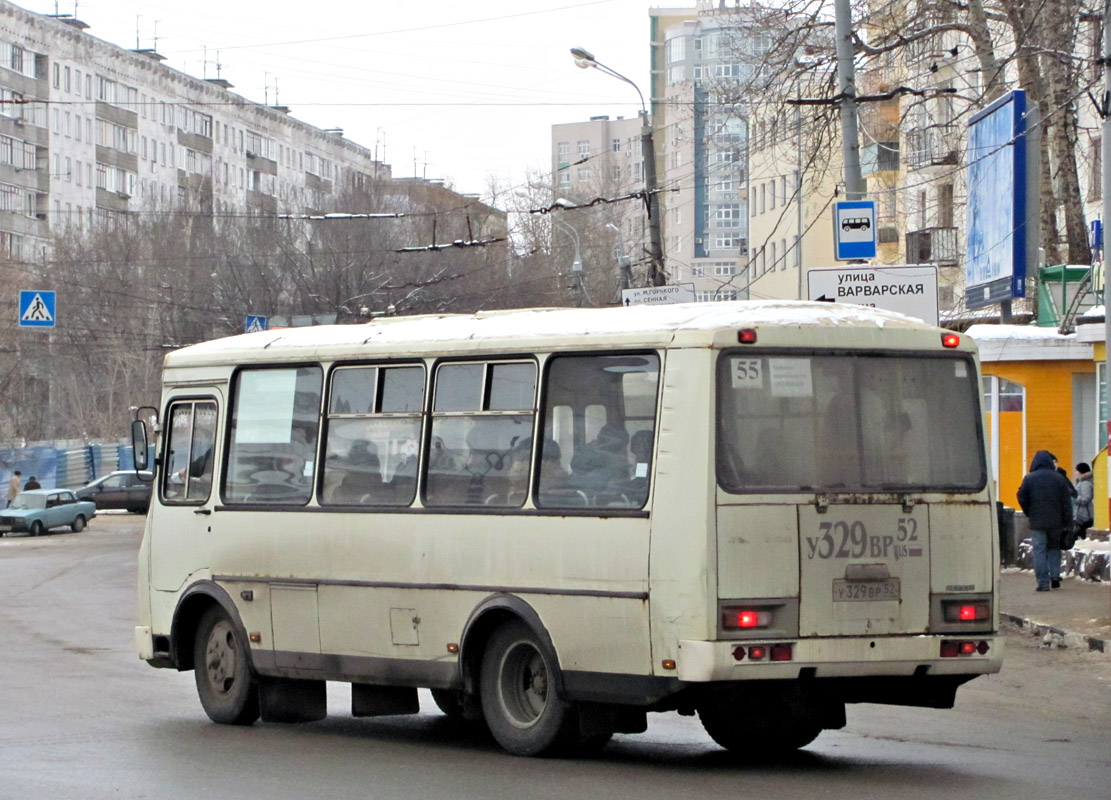 Нижегородская область, ПАЗ-32054 № У 329 ВР 52