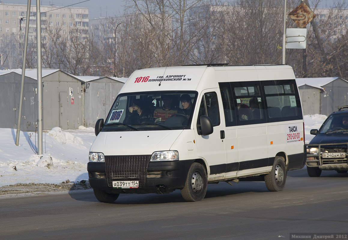 Новосибирская область, FIAT Ducato 244 CSMMC-RLL, -RTL № А 039 ТТ 154