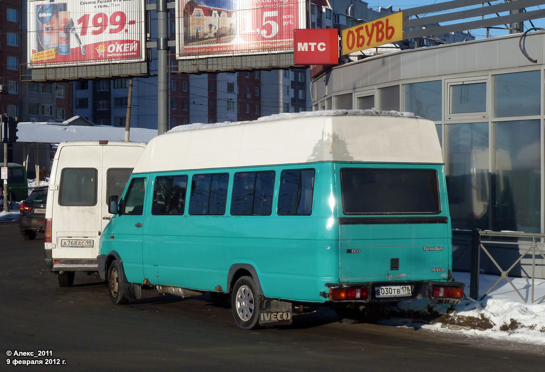 Petrohrad, IVECO TurboDaily A45-12 č. Е 030 ТВ 178
