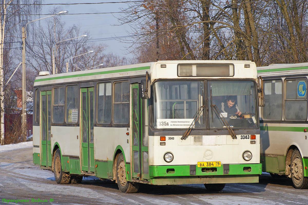 Санкт-Петербург, ЛиАЗ-5256.25 № 3343