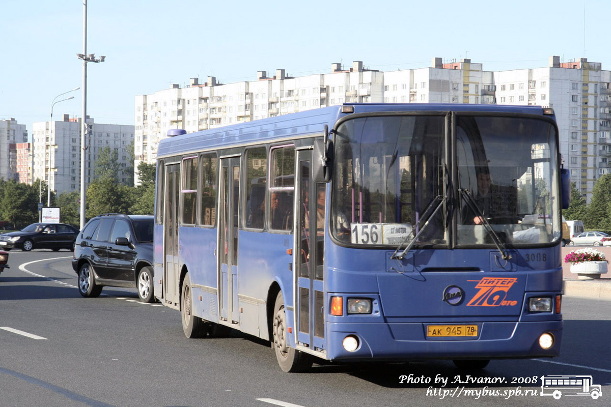 Санкт-Петербург, ЛиАЗ-5256.25 № 3008