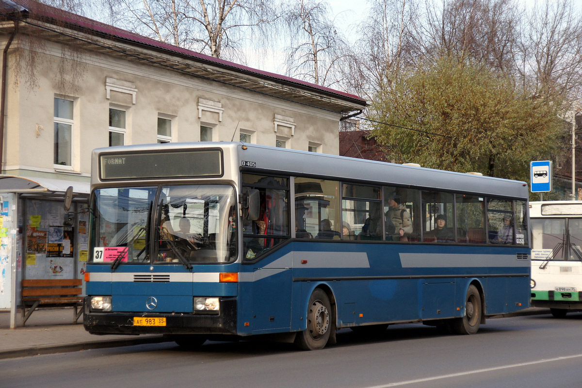 Вологодская область, Mercedes-Benz O405 № АЕ 983 35