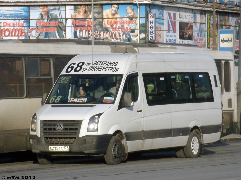 Санкт-Петербург, БТД-2219 (Volkswagen Crafter) № В 215 ВВ 178