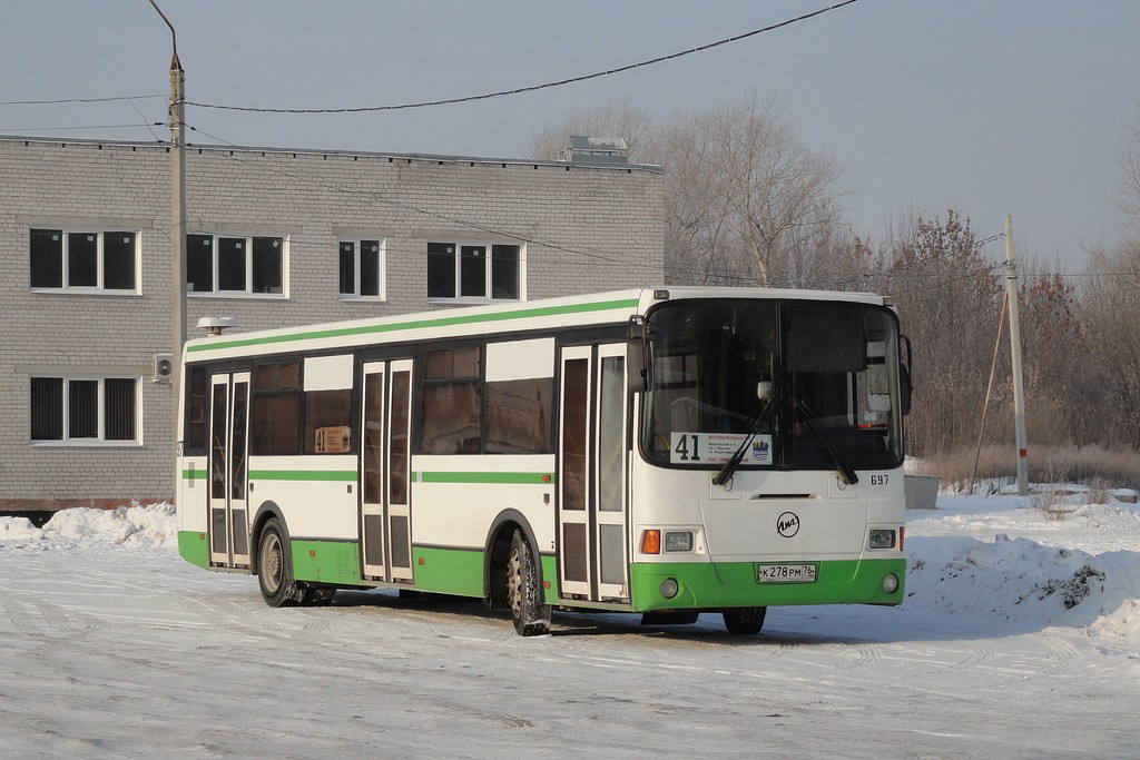 Yaroslavl region, LiAZ-5256.53 Nr. 697