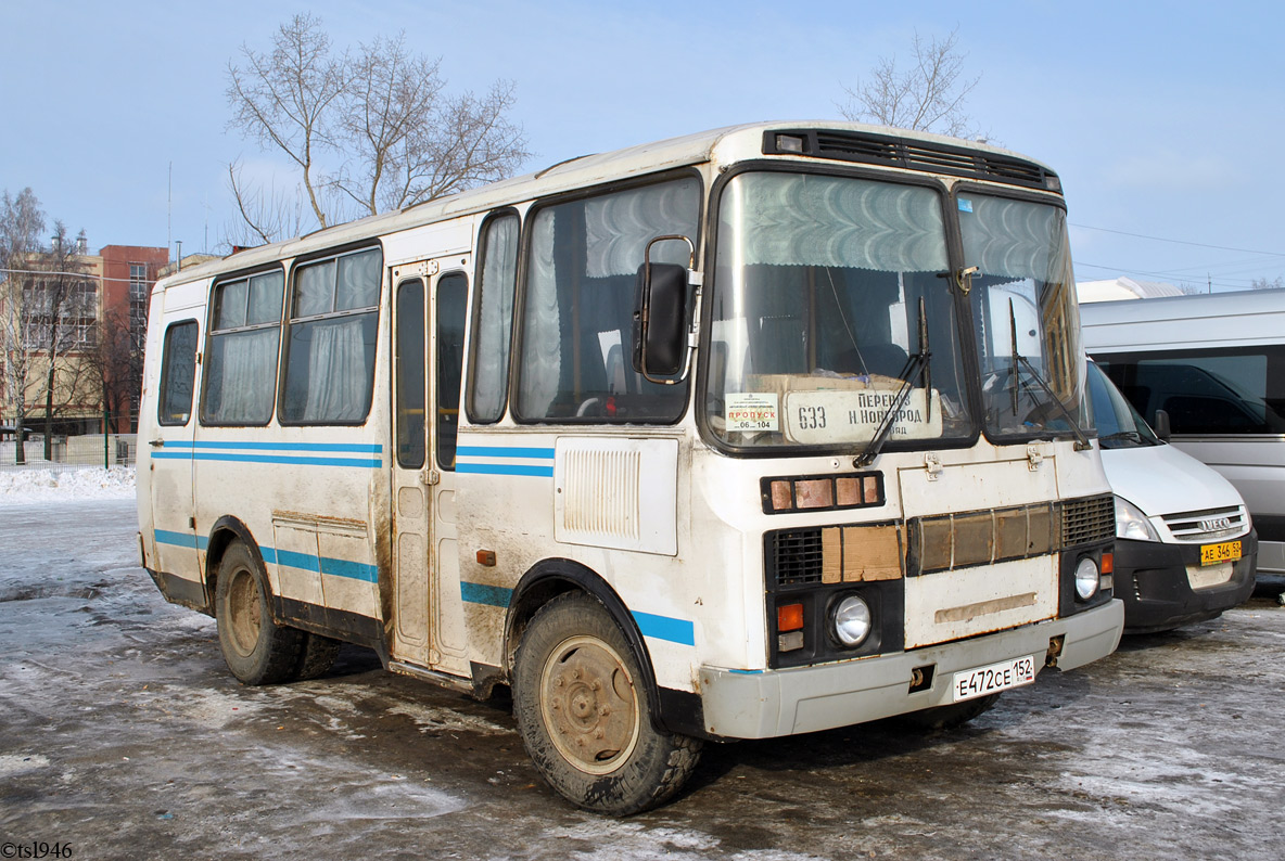 Нижегородская область, ПАЗ-32053 № Е 472 СЕ 152