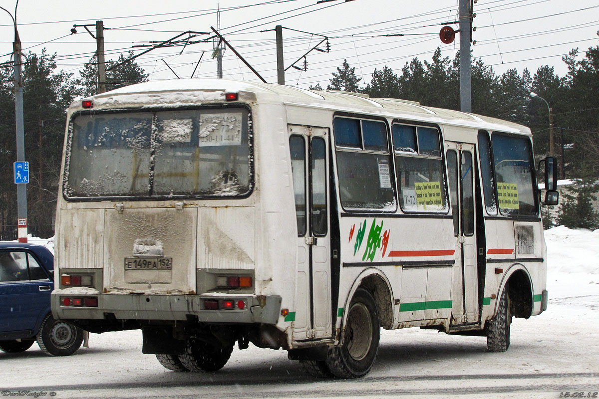 Nizhegorodskaya region, PAZ-32054 Nr. Е 149 РА 152