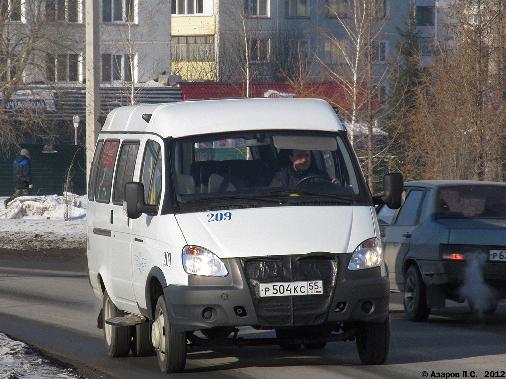 Омская область, ГАЗ-322120 (X96) № 209