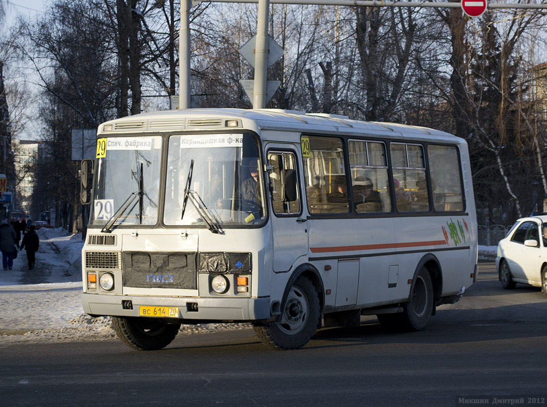 Томская область, ПАЗ-32054 № ВС 614 70