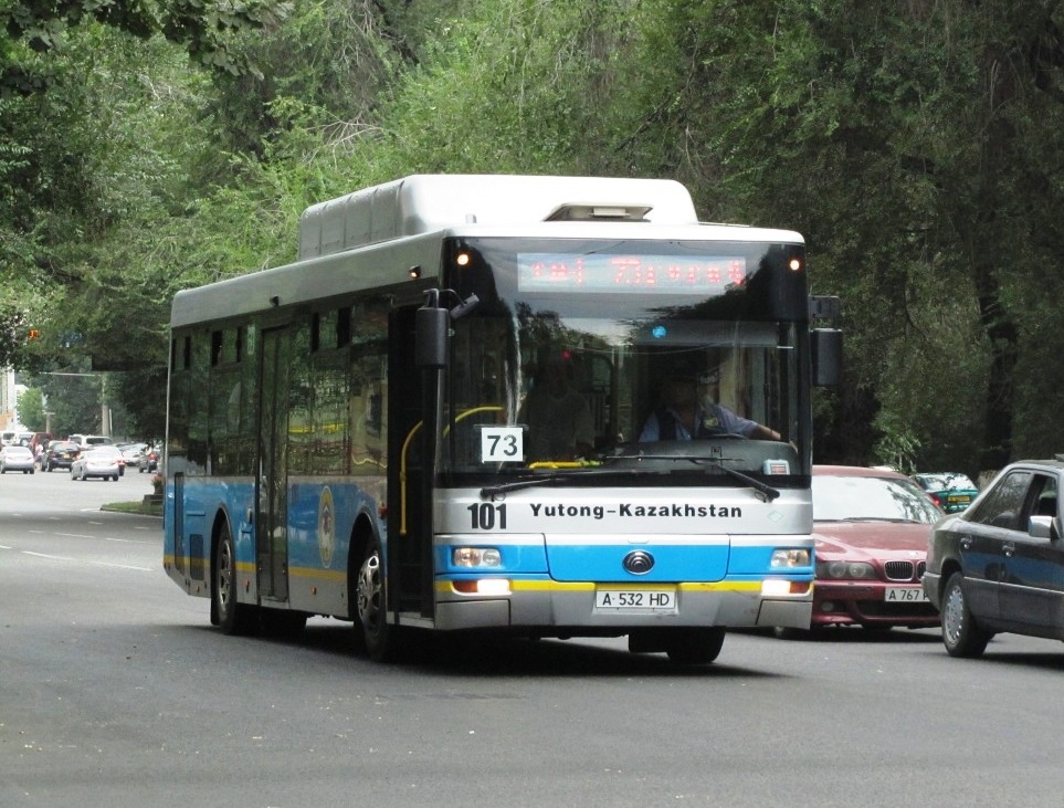 Алматы, Yutong ZK6120HGM № 101