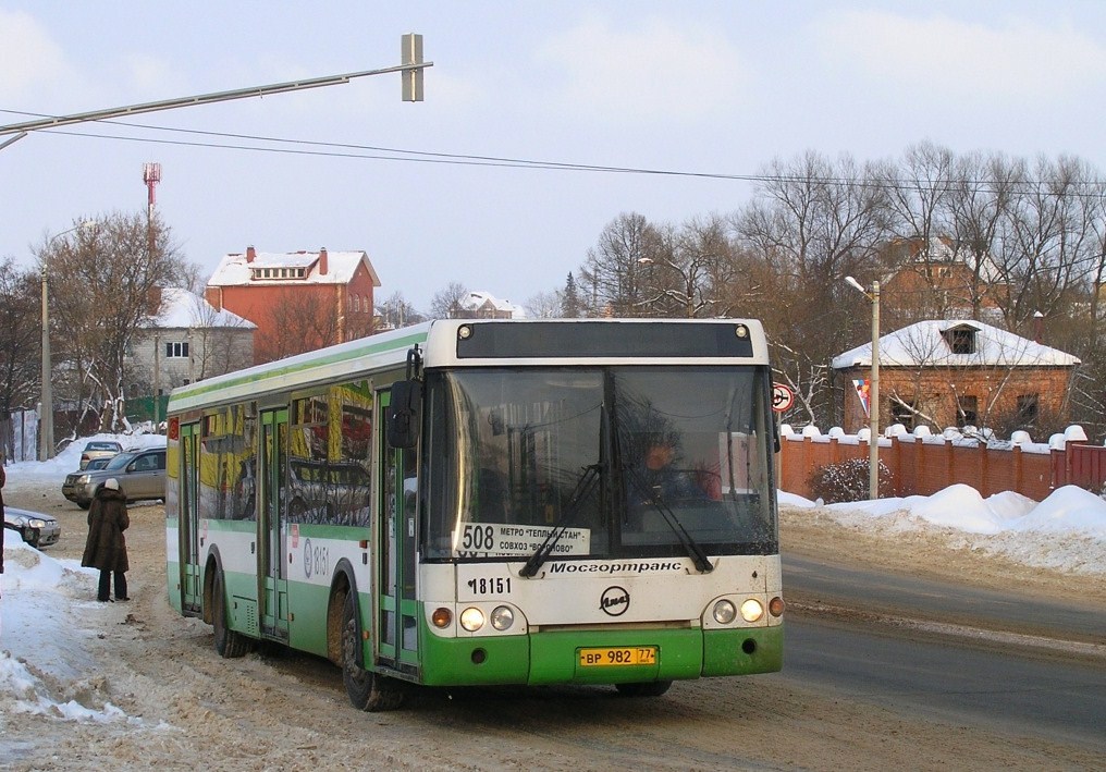 Москва, ЛиАЗ-5292.20 № 18151