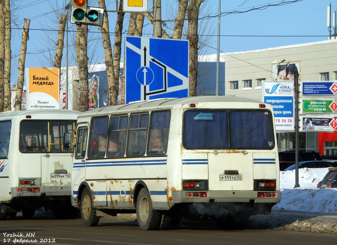 Нижегородская область, ПАЗ-32053 № Р 111 ТЕ 52