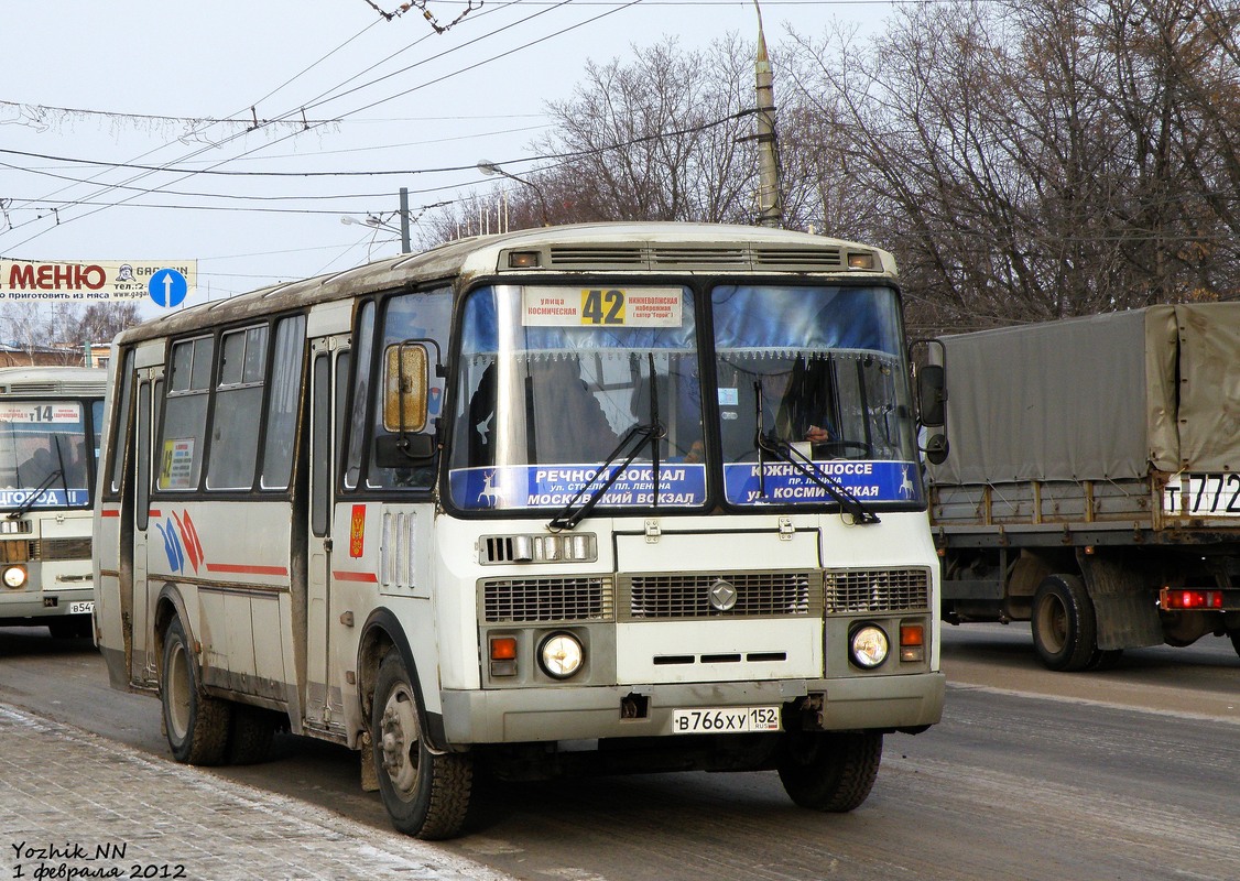 Нижегородская область, ПАЗ-4234 № В 766 ХУ 152