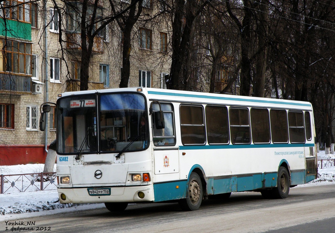 Нижегородская область, ЛиАЗ-5256.26 № 63482