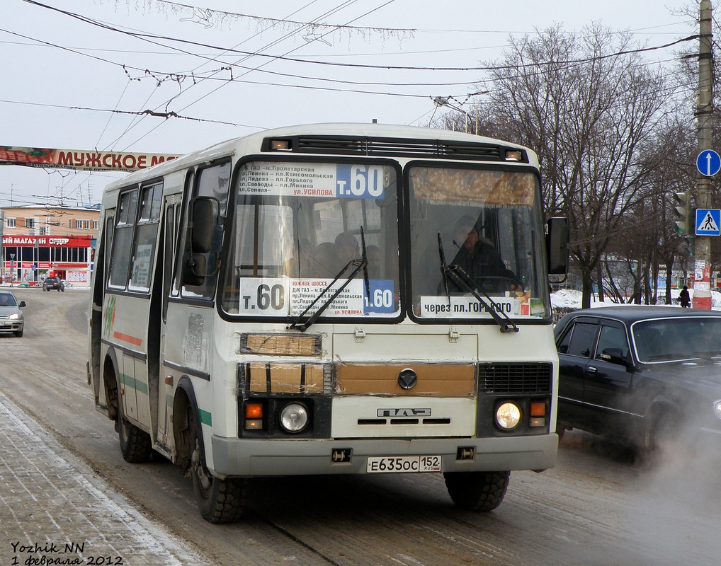 Nizhegorodskaya region, PAZ-32054 № Е 635 ОС 152