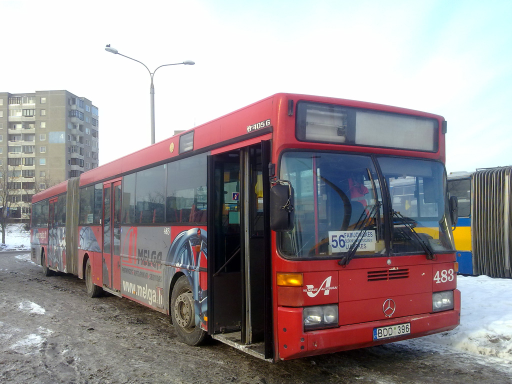 Литва, Mercedes-Benz O405G № 483