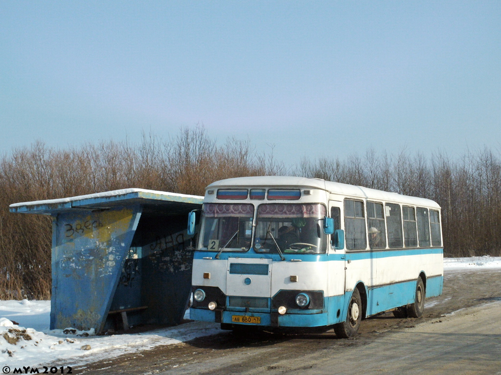 Leningrad Gebiet, LiAZ-677M (ToAZ) Nr. АЕ 680 47