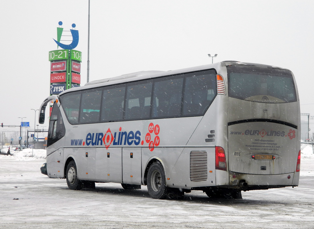 Санкт-Петербург, Yutong ZK6129H № ВЕ 281 78