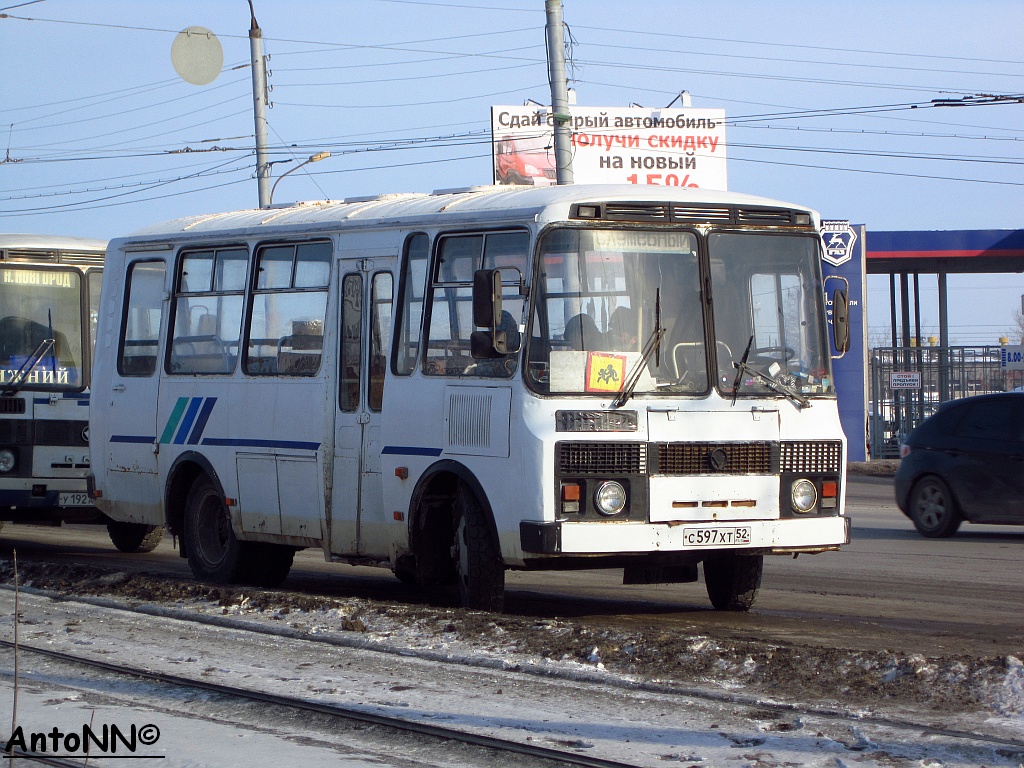 Нижегородская область, ПАЗ-3205 (00) № С 597 ХТ 52