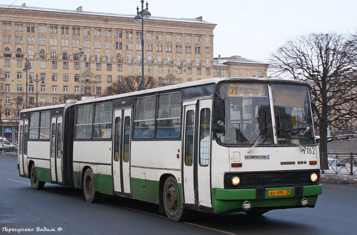 Санкт-Петербург, Ikarus 280.33O № 7182