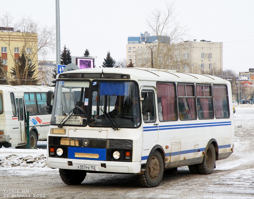 Nizhegorodskaya region, PAZ-32053 č. Е 357 РЕ 152