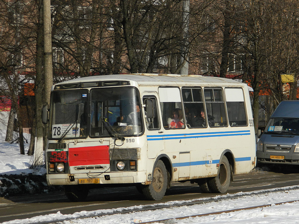 Yaroslavl region, PAZ-32054 Nr. 990