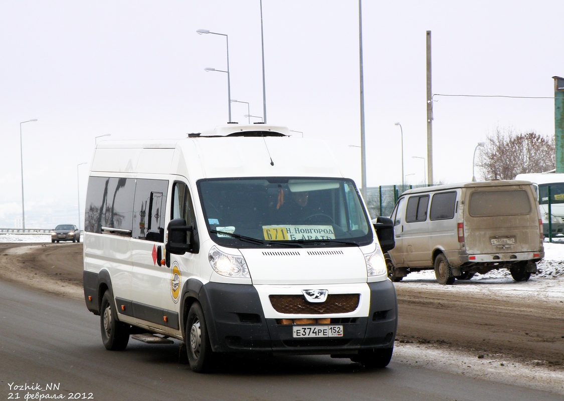 Нижегородская область, Нижегородец-2227SK (Peugeot Boxer) № Е 374 РЕ 152