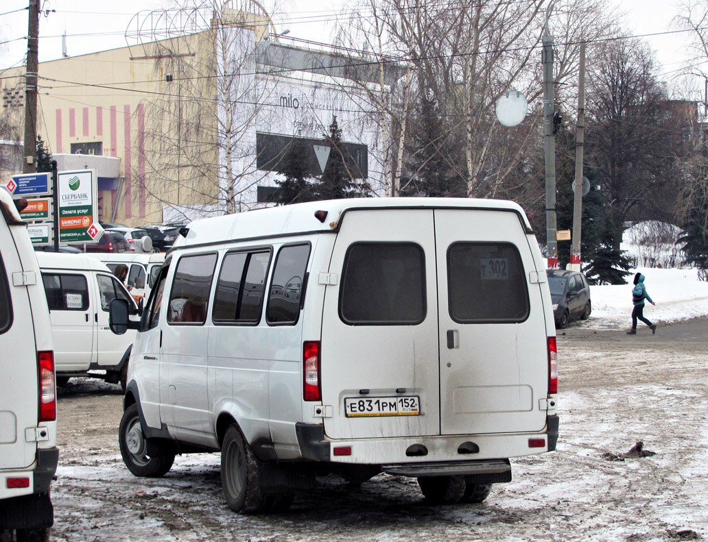 Nizhegorodskaya region, Luidor-225000 (GAZ-322131) № Е 831 РМ 152