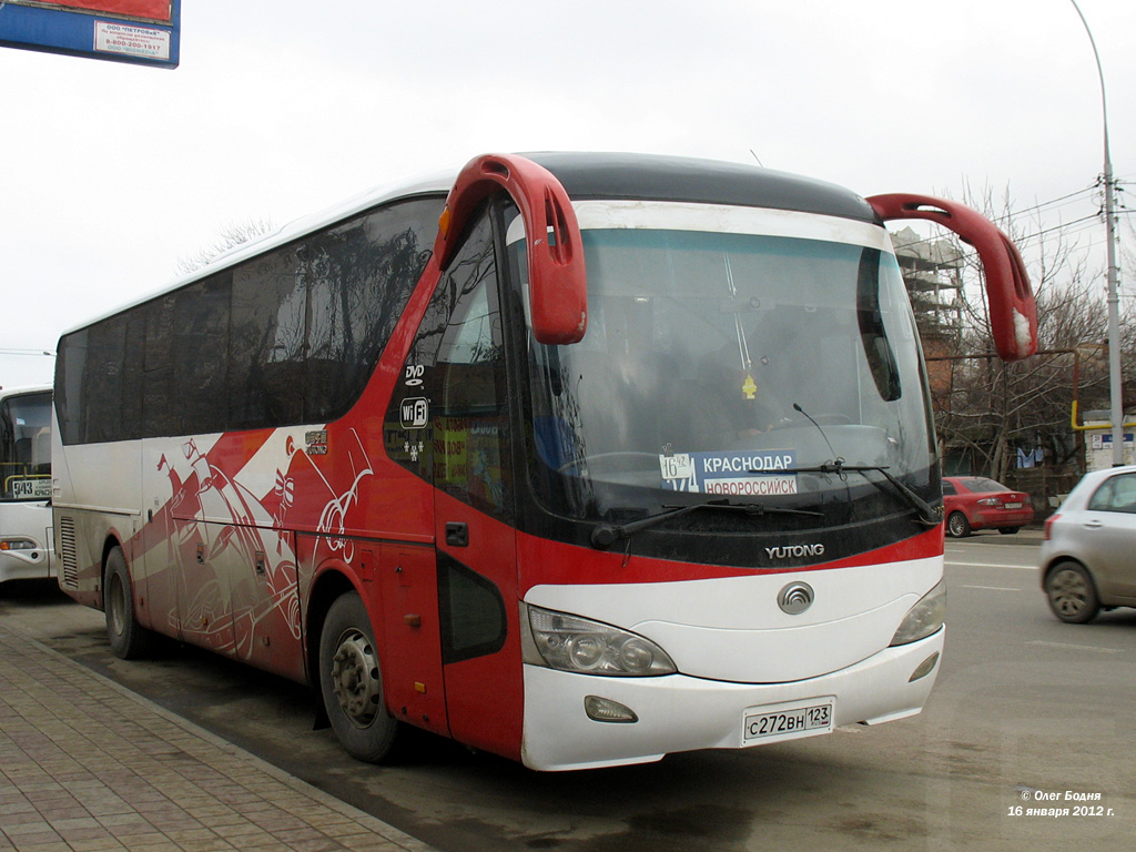 Краснодарский край, Yutong ZK6119HA № С 272 ВН 123