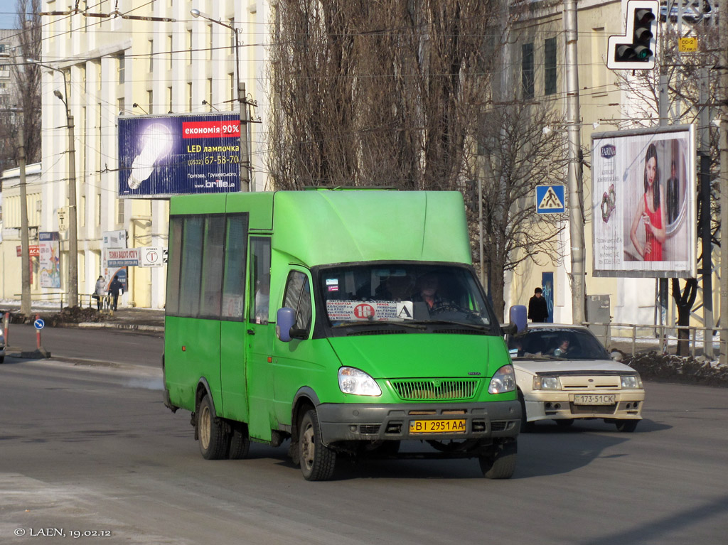 Полтавская область, Рута СПВ А048.2 № BI 2951 AA