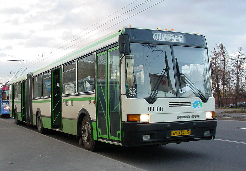 Москва, Ikarus 435.17 № 09100