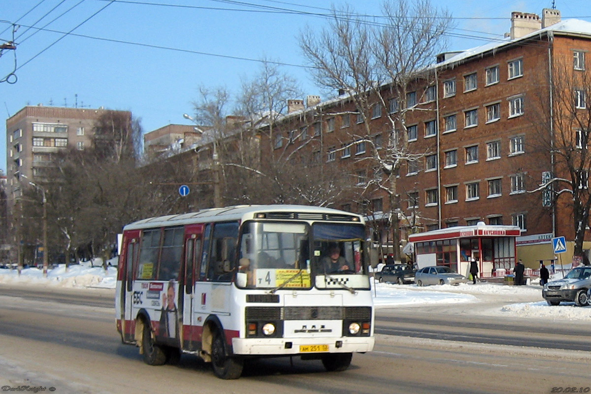 Нижегородская область, ПАЗ-32054 № АМ 251 52