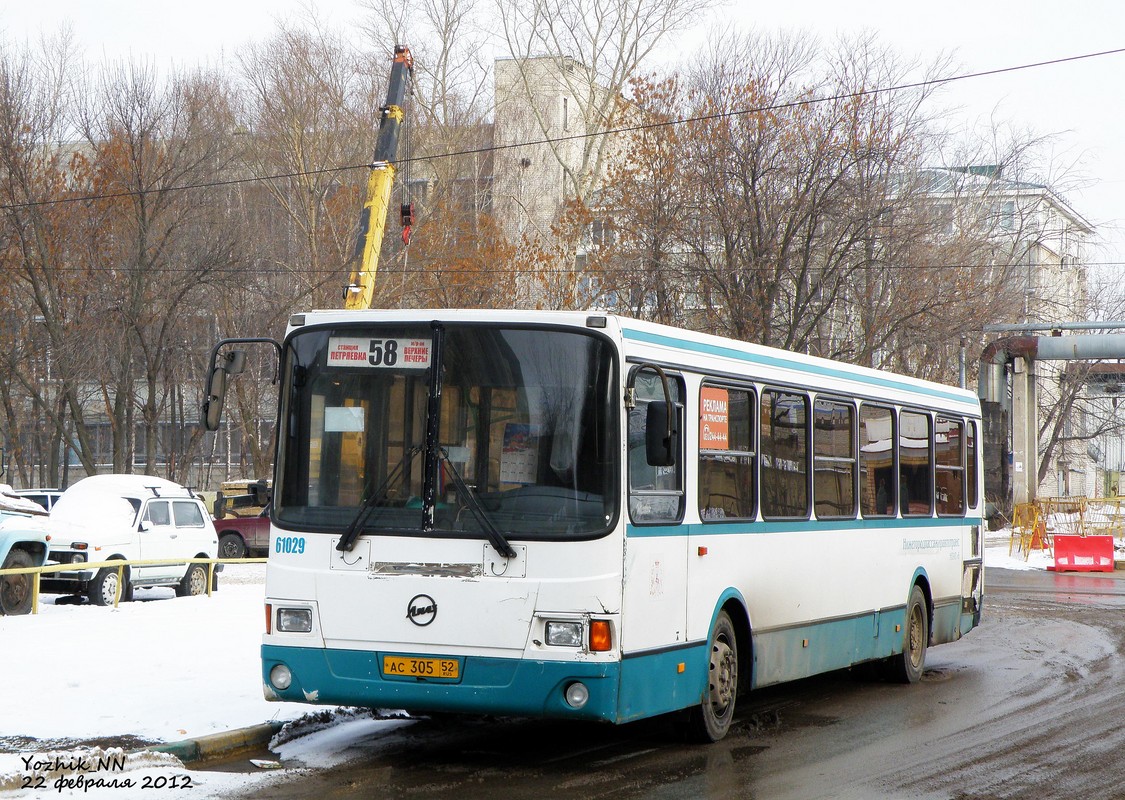 Нижегородская область, ЛиАЗ-5293.00 № 61029