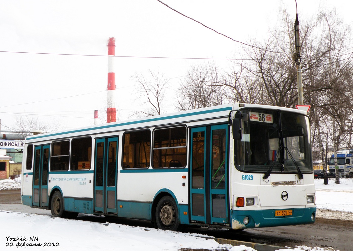 Нижегородская область, ЛиАЗ-5293.00 № 61029