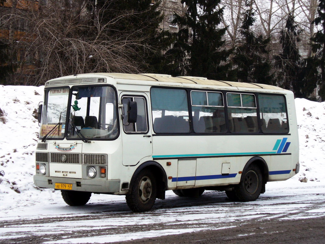 Кировская область, ПАЗ-32053-110-07 № АЕ 979 43