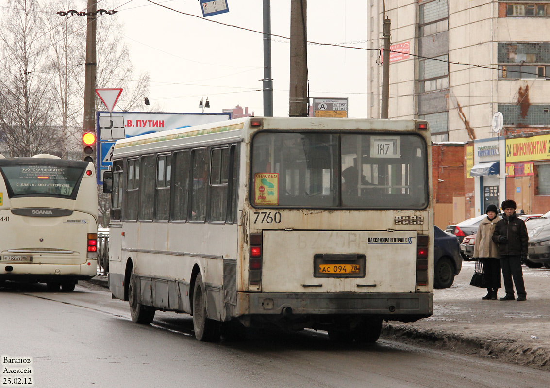 Санкт-Петербург, ЛиАЗ-5256.00 № 7760