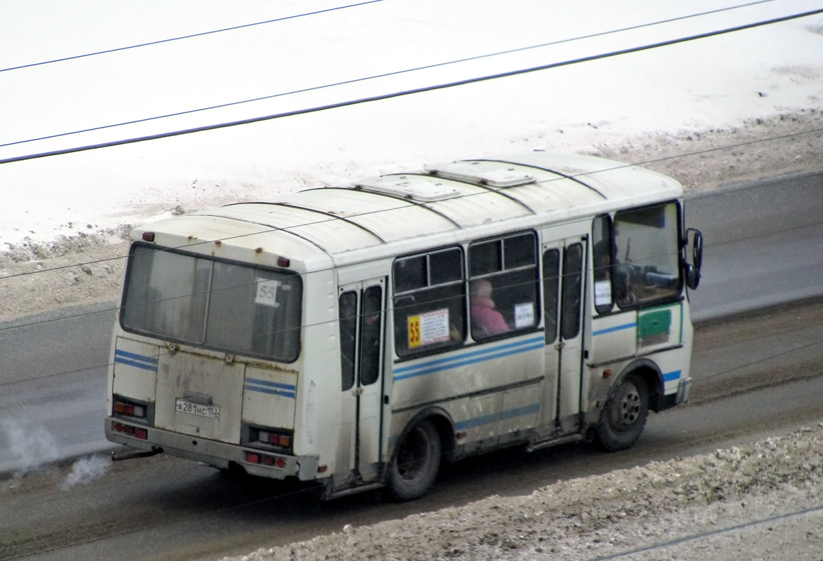 Нижегородская область, ПАЗ-32054 № А 281 НС 152