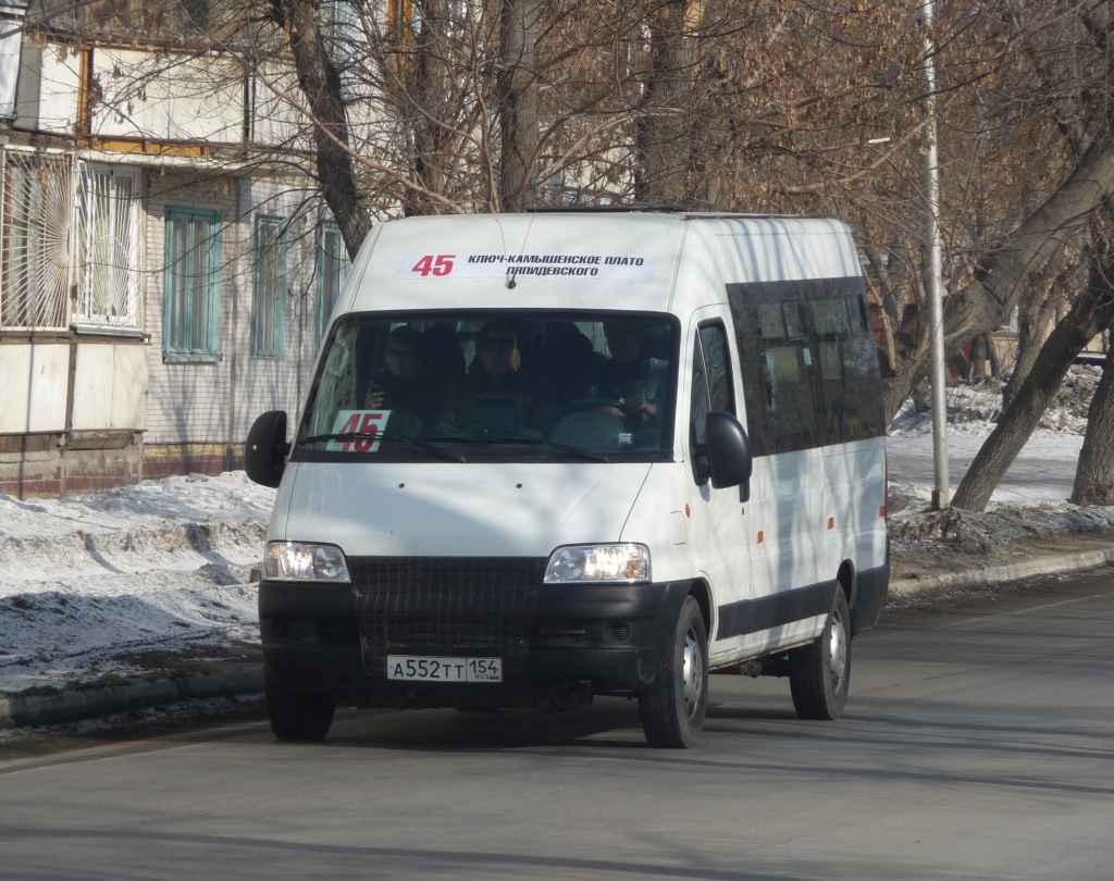 Новосибирская область, FIAT Ducato 244 CSMMC-RLL, -RTL № А 552 ТТ 154