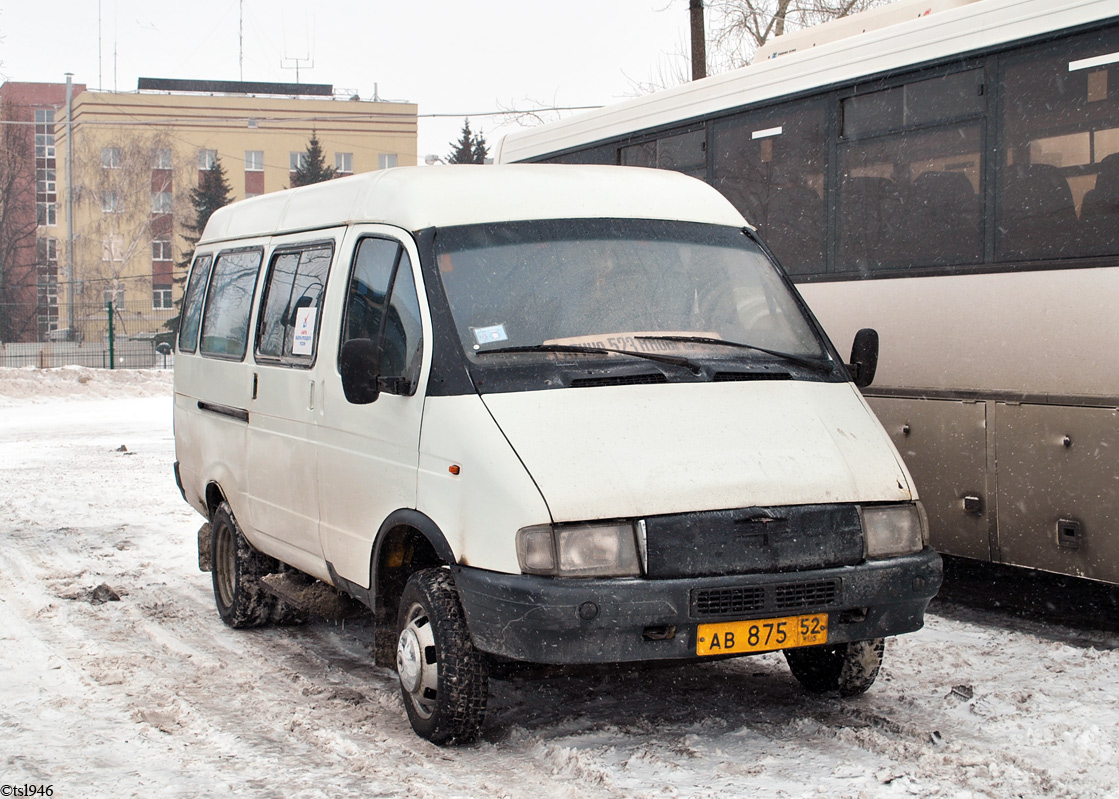 Нижегородская область, ГАЗ-322132 (XTH, X96) № АВ 875 52