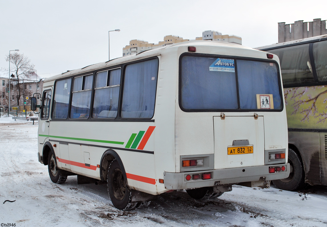 Нижегородская область, ПАЗ-32053-50 № АТ 832 52