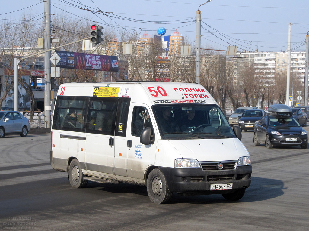 Челябинская область, FIAT Ducato 244 CSMMC-RLL, -RTL № С 145 КК 174