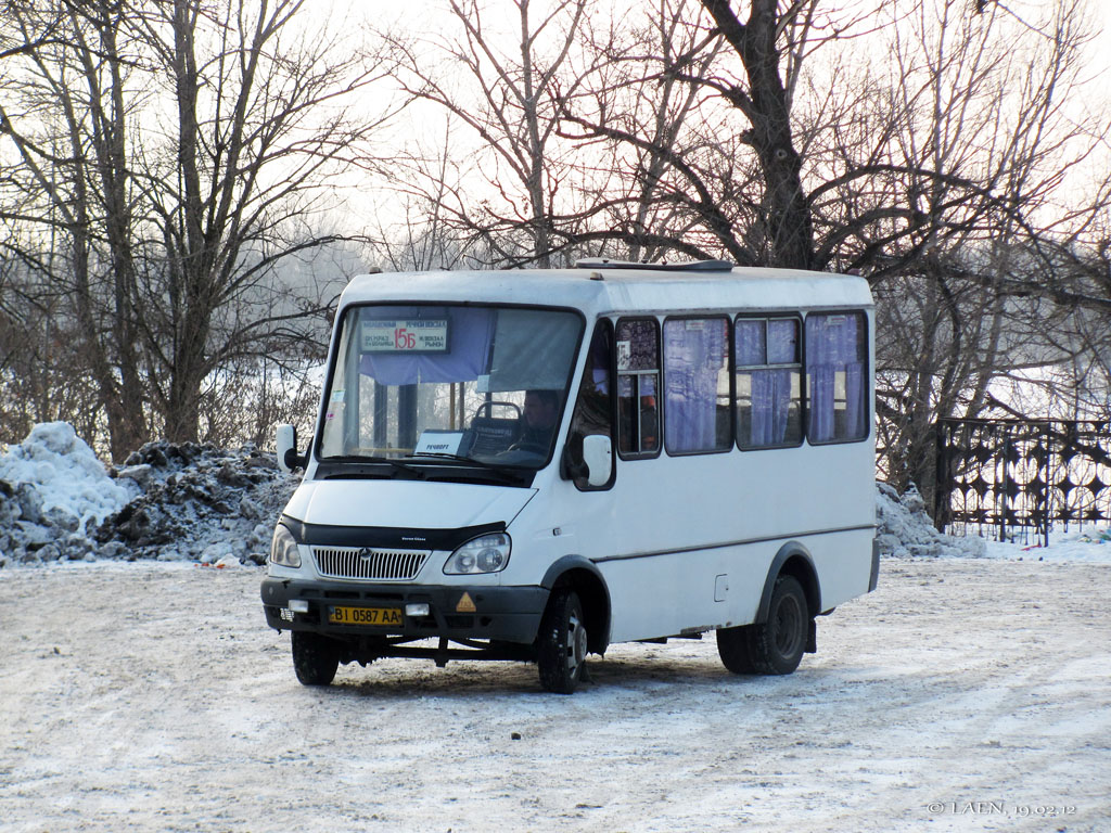 Полтавская область, БАЗ-2215 "Дельфин" № BI 0587 AA