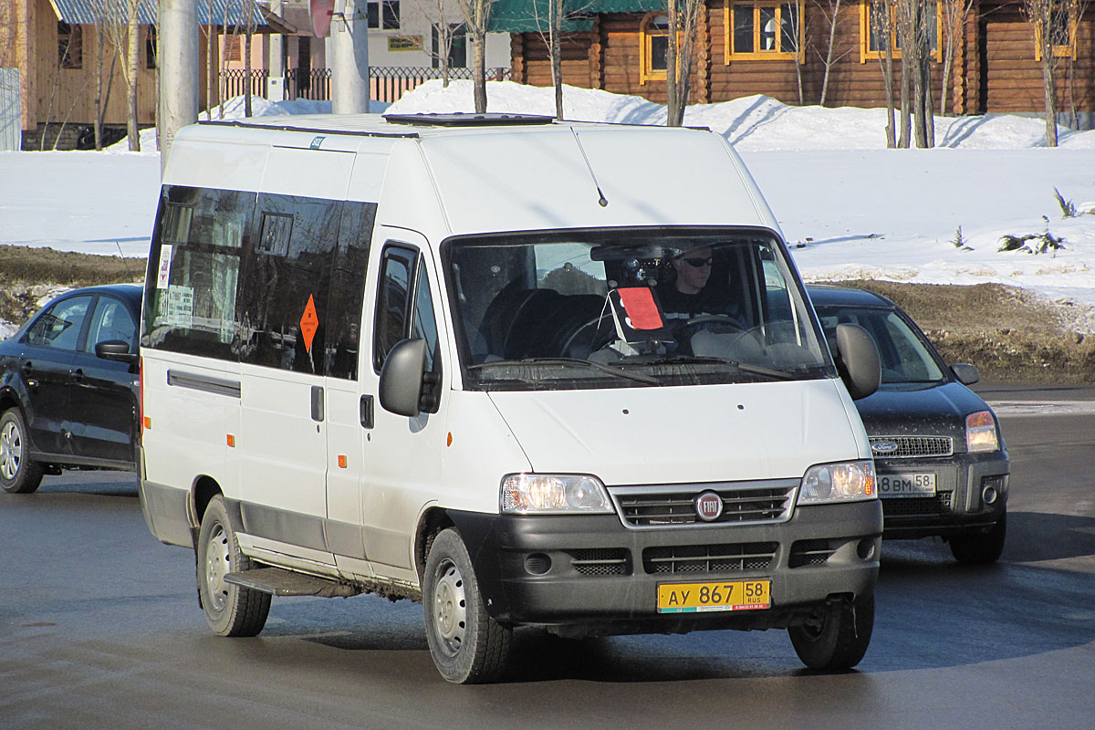 Пензенская область, FIAT Ducato 244 [RUS] № АУ 867 58