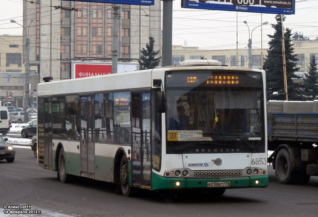 Санкт-Петербург, Волжанин-5270-20-06 "СитиРитм-12" № 6853