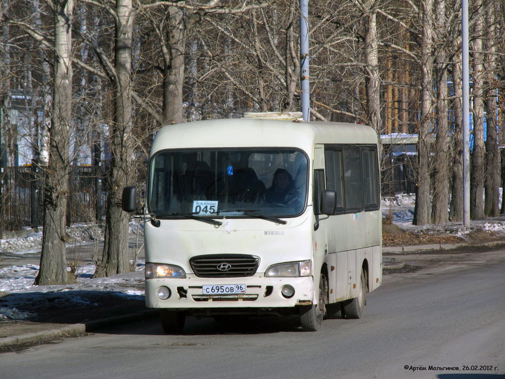 Свердловская область, Hyundai County SWB (РЗГА) № С 695 ОВ 96