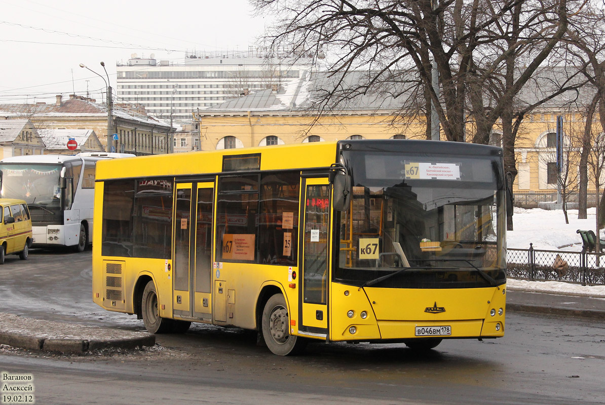 Санкт-Петербург, МАЗ-206.067 № В 046 ВМ 178