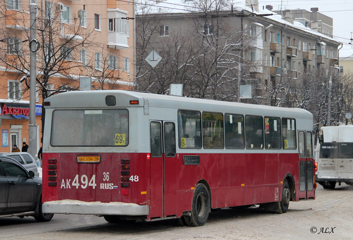 Воронежская область, Aabenraa M75 № АК 494 36