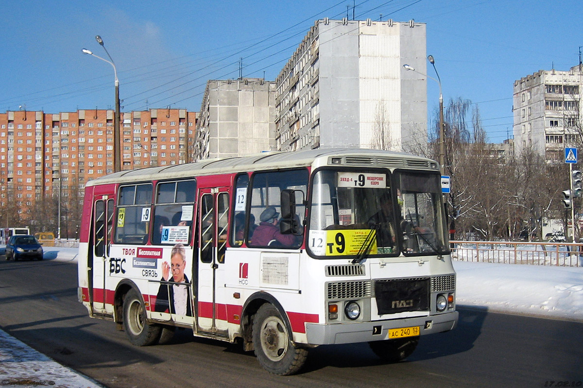 Нижегородская область, ПАЗ-32054 № АС 240 52