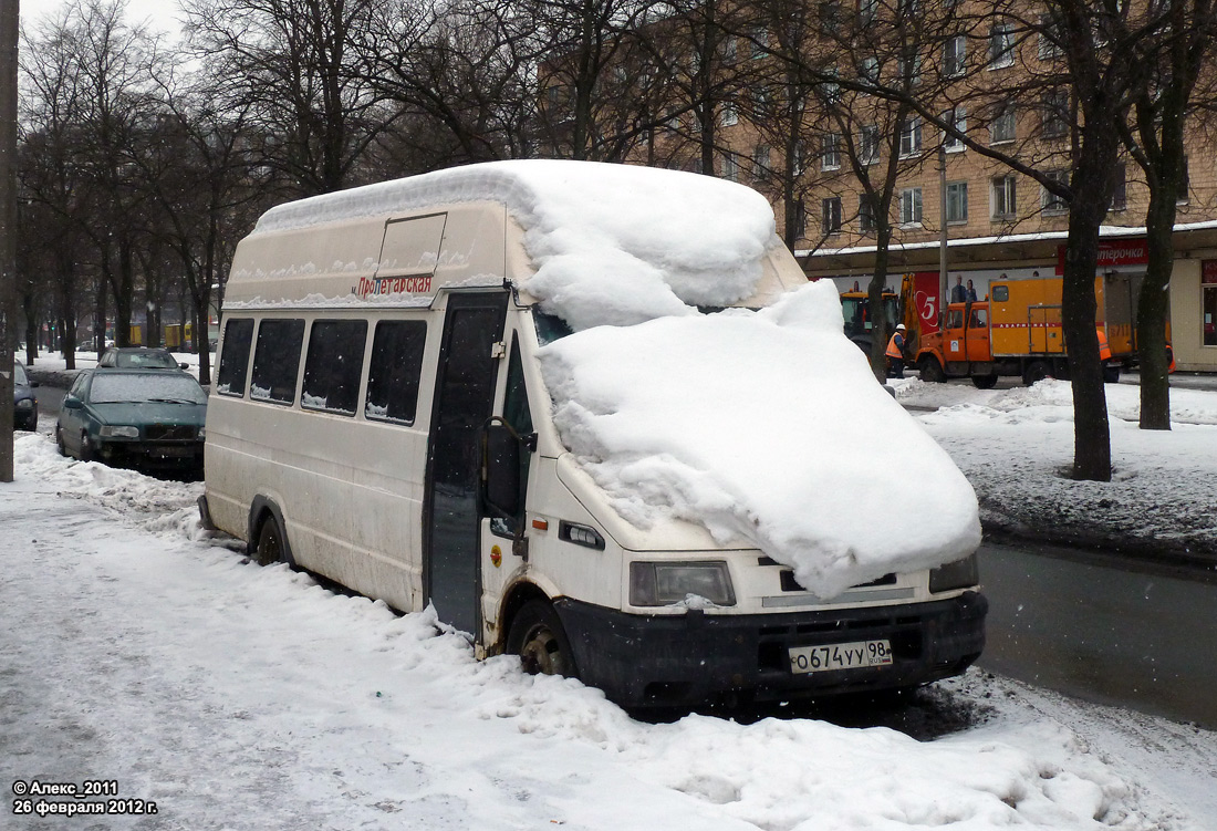 Санкт-Петербург, IVECO TurboDaily A45-12 № О 674 УУ 98