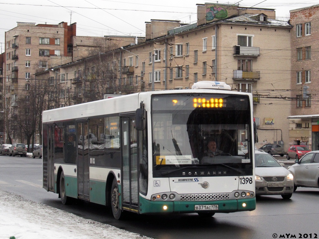 Санкт-Петербург, Волжанин-5270-20-06 "СитиРитм-12" № 1398