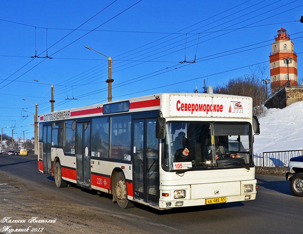 Мурманская область, MAN A10 NL202 № АВ 485 51